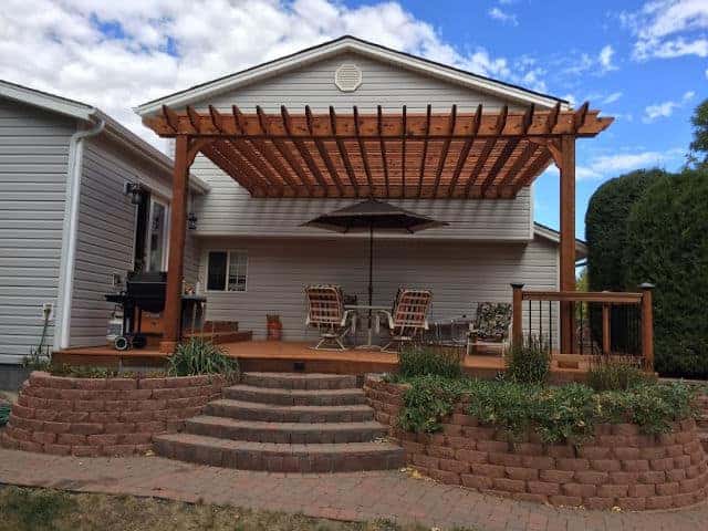 pergola staining near me