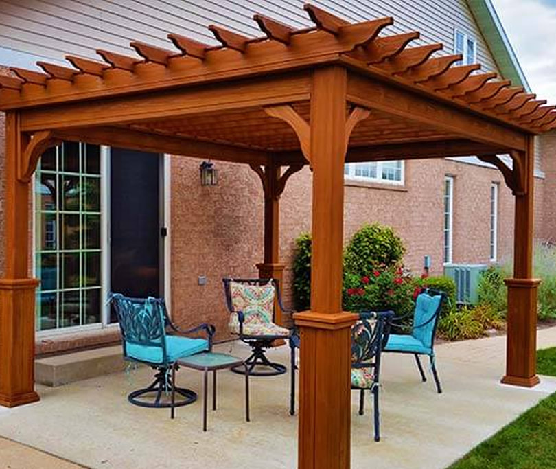 pergola staining services arizona