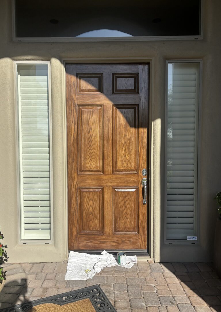 Door staining services company