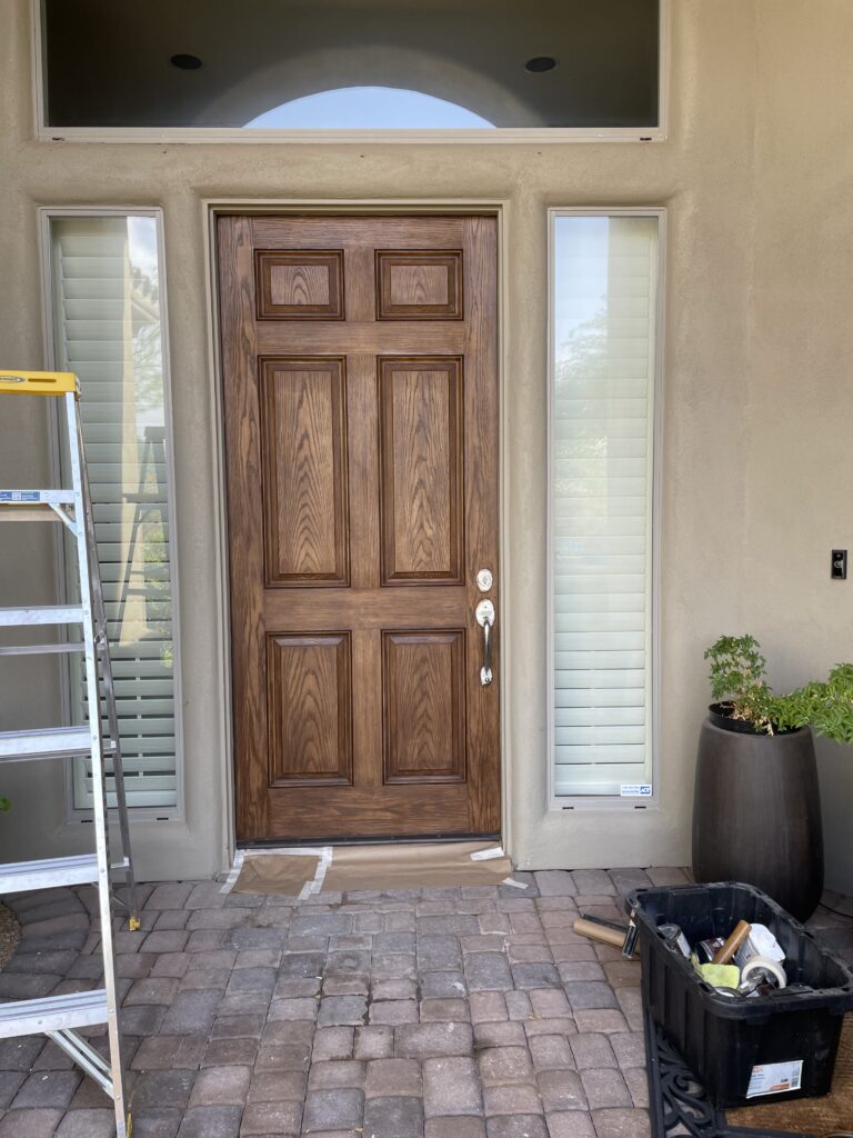 Wood Door Refinishing